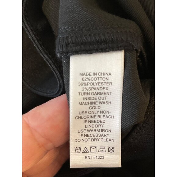 1. State Womens Black Leggings Size M Cotton/Polyester Blend - Picture 5 of 5